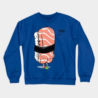 sushi poops wasabi 1 Crewneck Sweatshirt